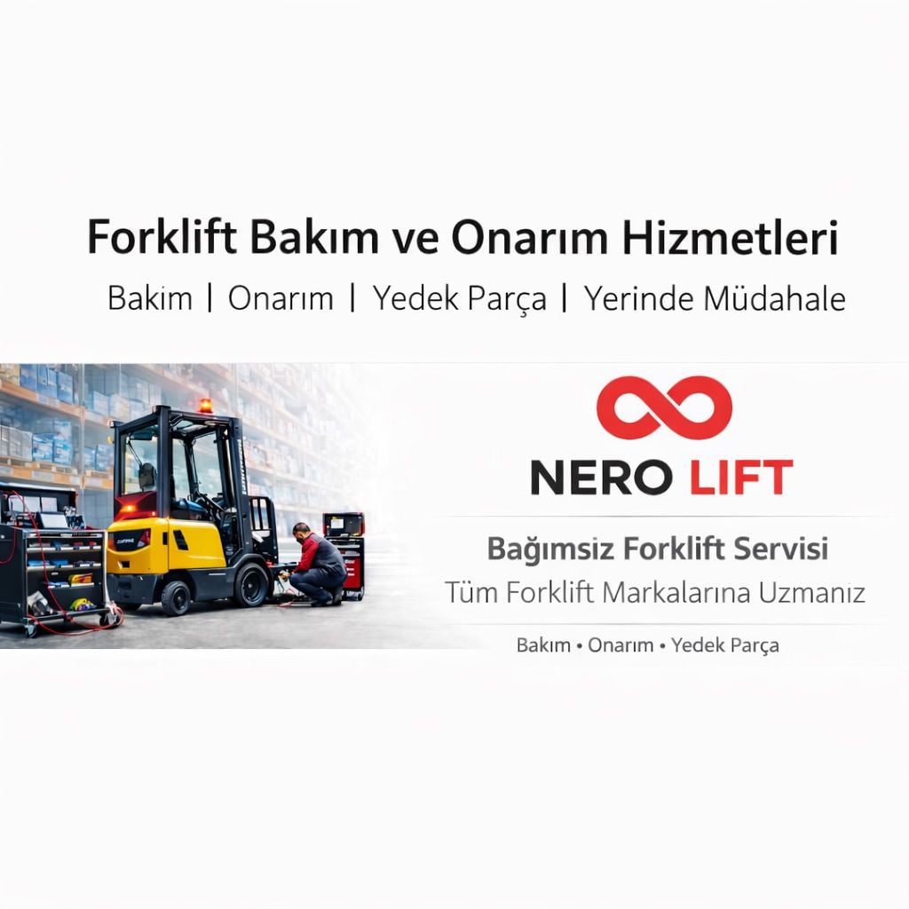 Forklift bakım ve onarım — yerinde teknik servis